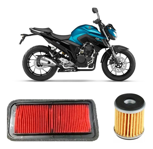 Kit Filtro Aire Y Aceite Originales Yamaha Fz25 Fz 250 - Fas