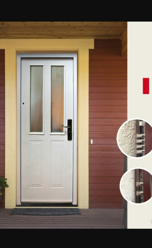 Puertas De Exterior Chapa Semi Blindadas Con Vidrio Doble