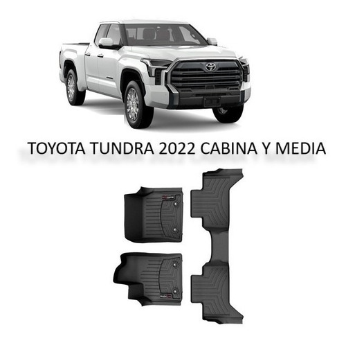 Alfombra Weathertech Bandeja Toyota Tundra 2022-2023