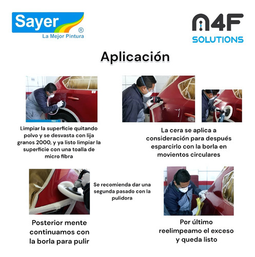 Cera Protectora Automotriz Sayer Ka-0150.20 4 Pza