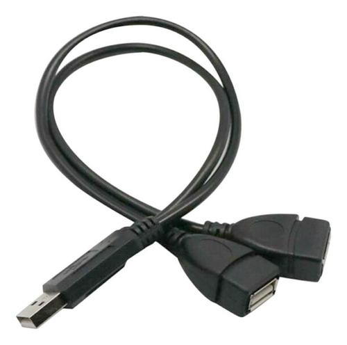 Cable De Alimentación Divisor Usb 2.0 A Macho A 2 Usb Dobles