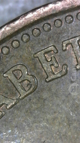 1989 Two Pence Error Doubled Die Obverse Reyno Unido....... (Usado)