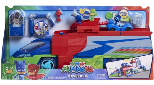 Bandai Pj Masks Vehículo Rastreador De Lujo De Los Héroes En