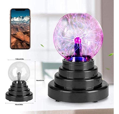 Lámpara De Bola De Plasma Zerodis, Lámpara De Globo Sensible