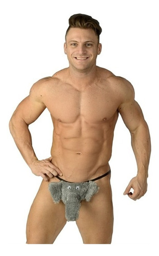 Tanga Less Fantasia Slip Masculino Disfraz Erotico Elefante