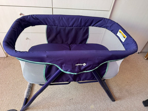 Cuna Moises Esmeralda Navy + Colchon Antireflujo Infanti (Usado)