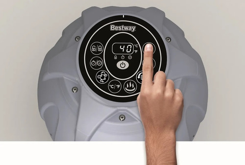 Jacuzzi Hidromasaje Spa Inflable Miami Lay-z 40ºc Bestway