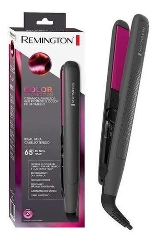 Imagen 6 de 6 de Plancha de cabello Remington Color Protection S3500 negra 120V/240V
