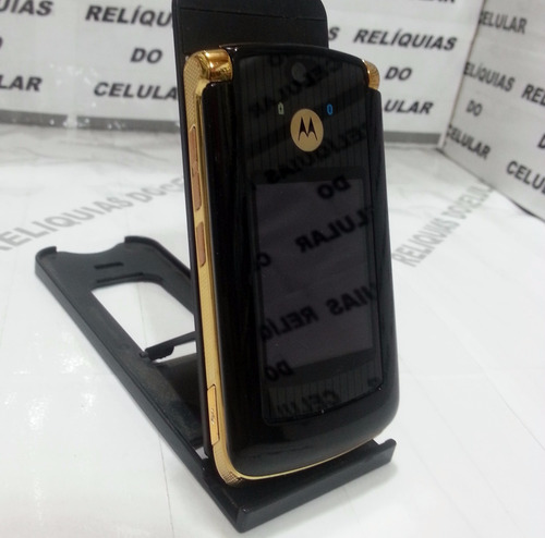 Celular Motorola V8 Gold Luxo Lindo Fliper Original Reliquia