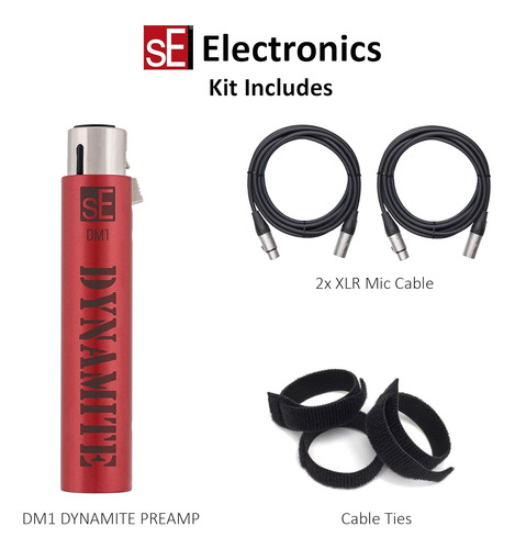 Micrófono En Línea Activo Se Electronics Dm1 Dynamite Pre...