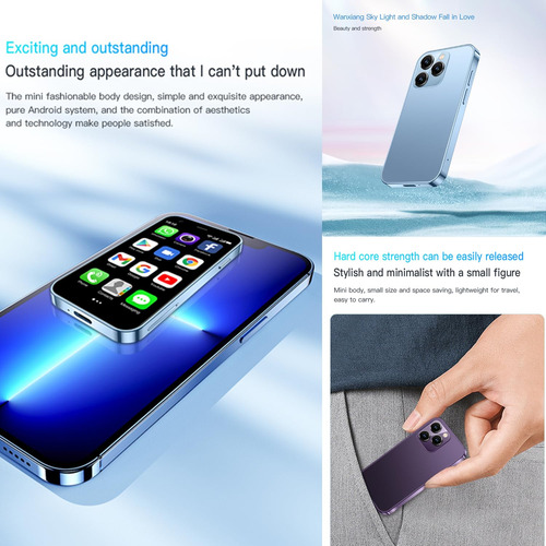 Mini Smartphone Soyes Xs15 3g 2gb Ram 16gb Rom 2mp Camera Bl
