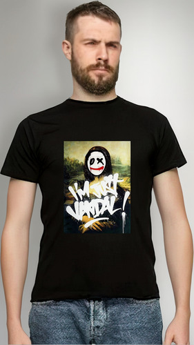 Playera Mona Lisa Vandalizada Monalisa Punk Punch