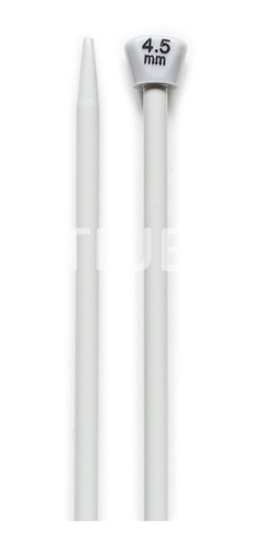 Imagen 4 de 4 de Agujas Tricot De Aluminio Marca Silver N° 4,5 Por Par.