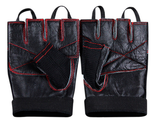 Guantes De Entrenamiento L Negro-rojo Tko