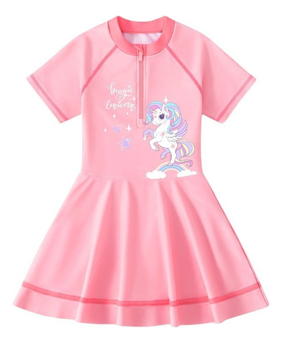 Trajes De Baño Bebe Niñas De Unicornio Falda De Baño 