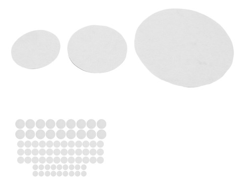 Separadores De Placas De Fieltro, 72 Unidades, Blancos, Grue