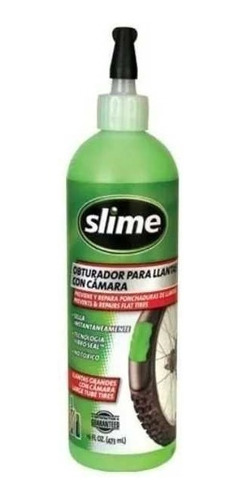 Sellador Para Neumático Con Cámara Moto Bicicleta Slime 8oz