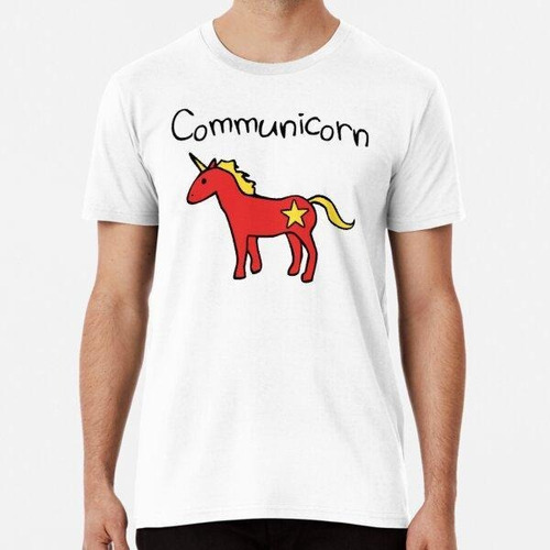 Remera Comunicornio (unicornio Comunista) Algodon Premium