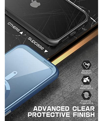 Funda Para iPhone 13 Pro Max Resistente Azul Celeste