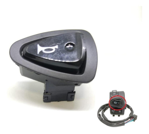 Botão Interruptor Buzina Honda Pcx 150 2013 Até 2015