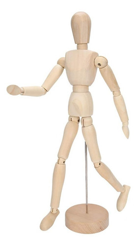 Imagen 2 de 6 de Maniqui Articulado 20 Cm Modelo Humano Movible Para Dibujo