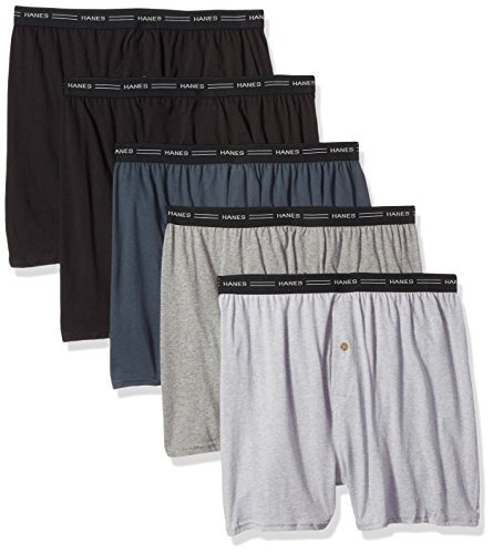 Paquete De 5 Bóxer Para Hombres Hanes Talla Medium