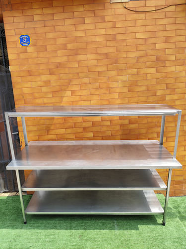 Mesa Industrial Inox Prateleira Fritomaq