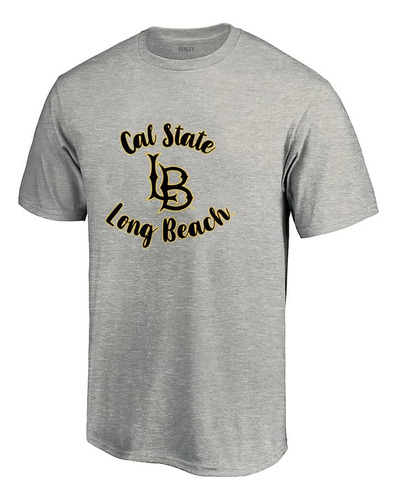 Polera Ncaa Cal State Long Beach Boyfriend Ryllbc02 - Gris