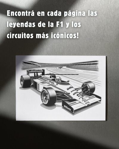 Kit Imprimible De Fórmula 1 - Autos Para Pintar Y Aprender