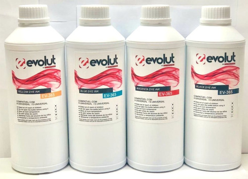Imagem 4 de 4 de Kit Refil Tinta Evolut Ev365 673 664 1litro