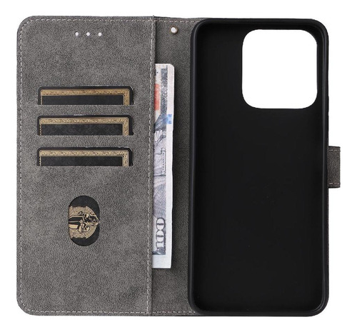 Funda For Honor X5b Plus 4g Cierre Magnético Pu Cuero Flip