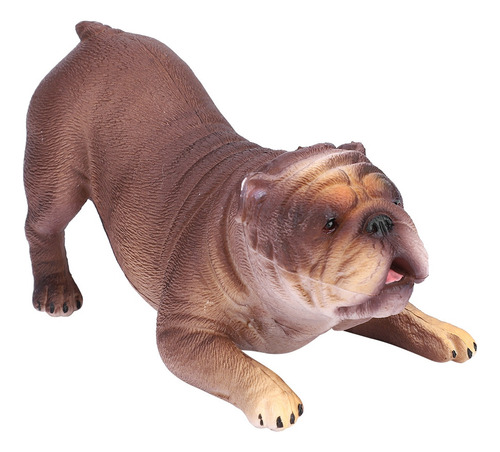 Animal Somnoliento Modelo Bulldog Francés De Alta Simulación