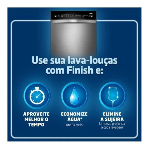 Imagem 4 de 4 de Lava-louças Detergente Finish 1kg Advanced Power Powder