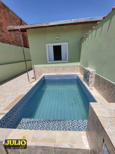 Imagem 3 de 20 de Entrada R$ 53 Mil + Saldo Super Facilitado. Casa Com Piscina 2 Dormitórios À Venda, 56 M² Por R$ 265.000 - Vila Loty - Itanhaém/sp - Ca4618