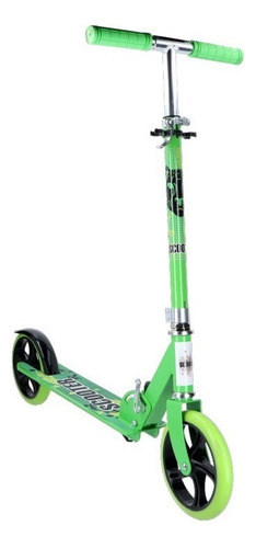 Monopatín Scooter Urbano Plegable Adultos Niños Ruedas 20cm Color Verde