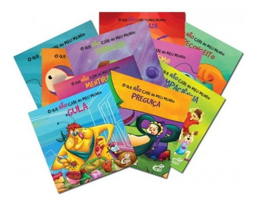 Coleção O Que Cabe No Meu Mundo Com 70 Livros + Brinde Espec