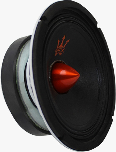 Kit 04 Falante Woofer Magnum 6 Pol Rex Fusio Médio Grave Top Cor Branco