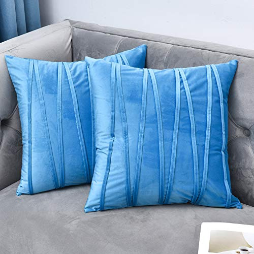 Nianer Decoración De Terciopelo Velvet Tirar Almohada Vm771