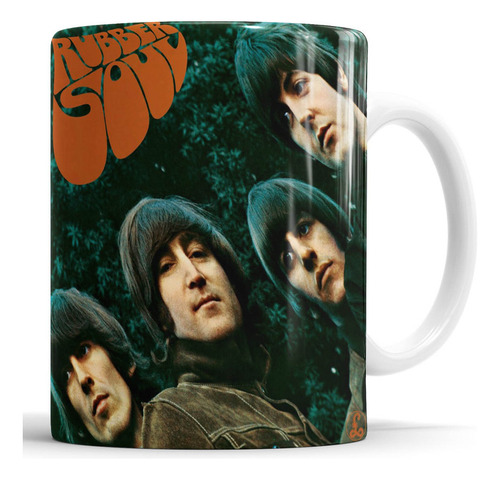 Taza The Beatles - Rubber Soul - Cerámica