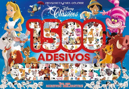 Turma Da Mônica - Prancheta para colorir com 1500 Adesivos