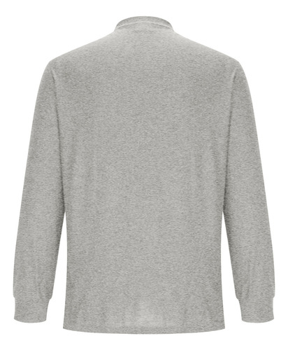 Top Deportivo De Manga Larga Con Botones Para Hombre Top De