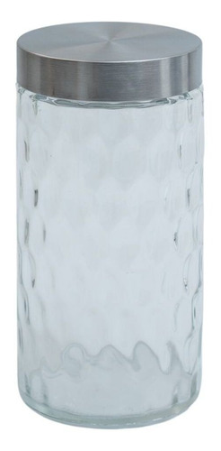 Pote Bolhas 1700ml De Vidro Com Tampa Inox Redondo - Mozcada Cor Nude Tamanho U