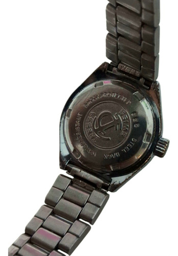 Reloj Pulsera Tressa Mujer A Cuerda Vintage 17 Jewels Plateado Plateado Turquesa Tornasolado (Usado)