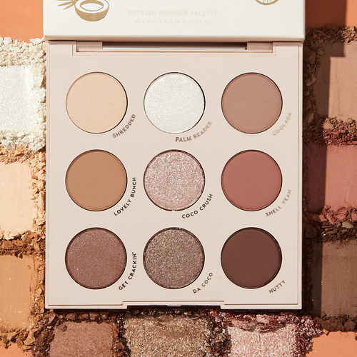 Paleta de sombras para olhos Colourpop Going Coconuts, 9 tons