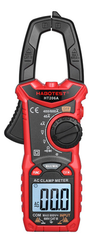 Pinça Amperimétrica Digital Ht206a Habotest Ac/dc
