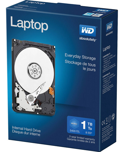 Wd 1tb Laptop Performance 5400 Rpm Sata Ii 2.5  Internal Hdd