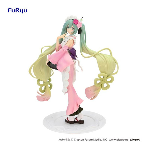 Hatsune Miku Matcha Tea Cherry Blossom Sweets Furyu Figura 