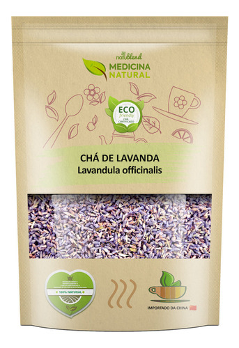 Medicina Natural chá de lavanda importado alfazema super azul 50g