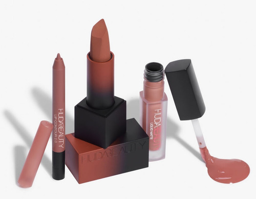Huda Beauty The Ultimate Lip Trio Set - Bombshell Original