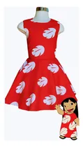 Comprar Disfraz De Lilo Para Niña, Lilo Y Stitch Rojo 6